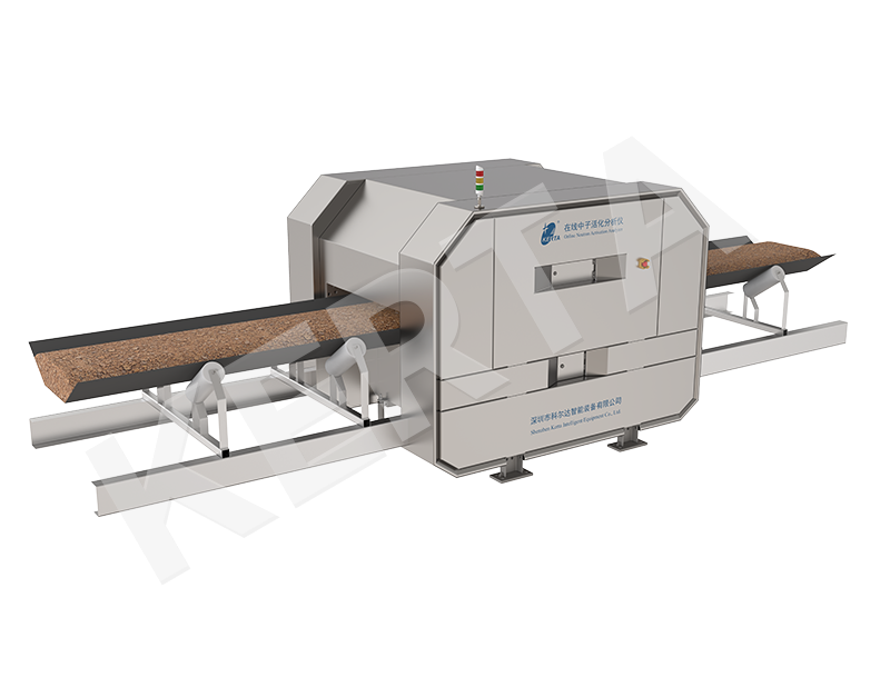 Cross-Belt Online Neutron Activation Analyzer